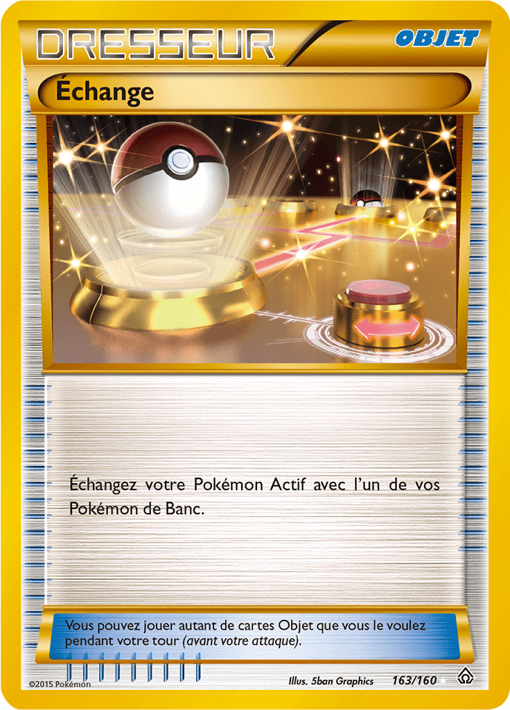Échange - XY Primo-Choc - 163 - Holographique rare