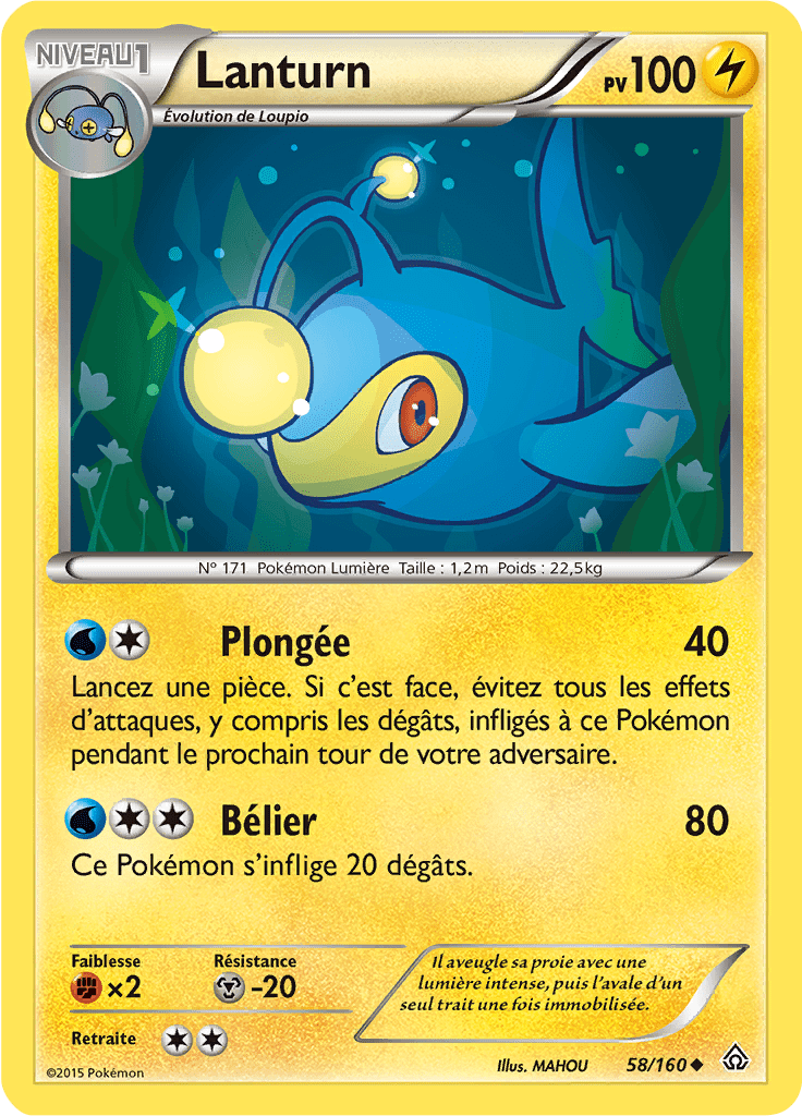 Lanturn - XY Primo-Choc - 058 - Peu commune