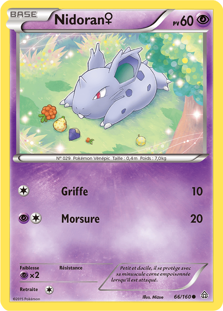 Nidoran♀ - XY Primo-Choc - 066 - Commune