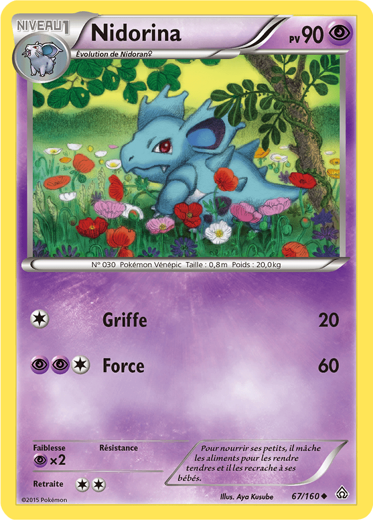 Nidorina - XY Primo-Choc - 067 - Peu commune