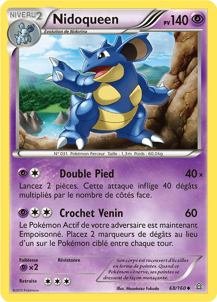 Nidoqueen - XY Primo-Choc - 068 - Peu commune
