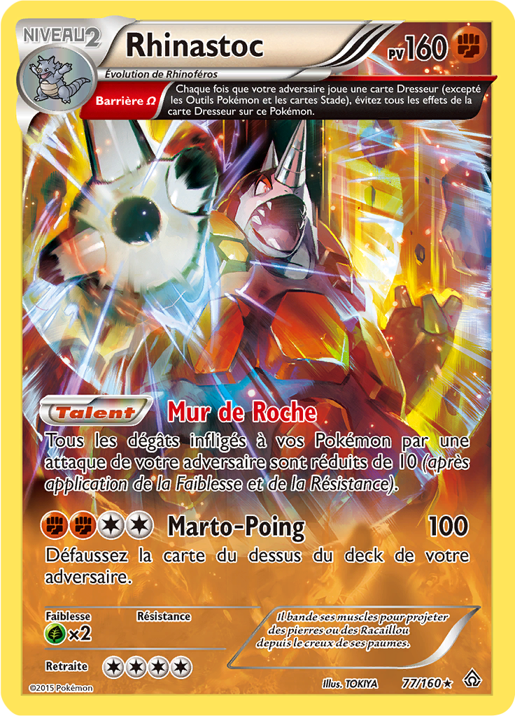 Rhinastoc - XY Primo-Choc - 077 - Holographique rare
