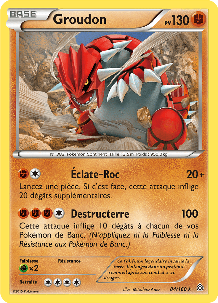Groudon - XY Primo-Choc - 084 - Rare