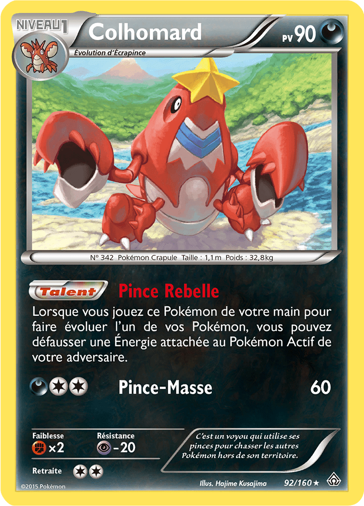 Colhomard - XY Primo-Choc - 092 - Holographique rare