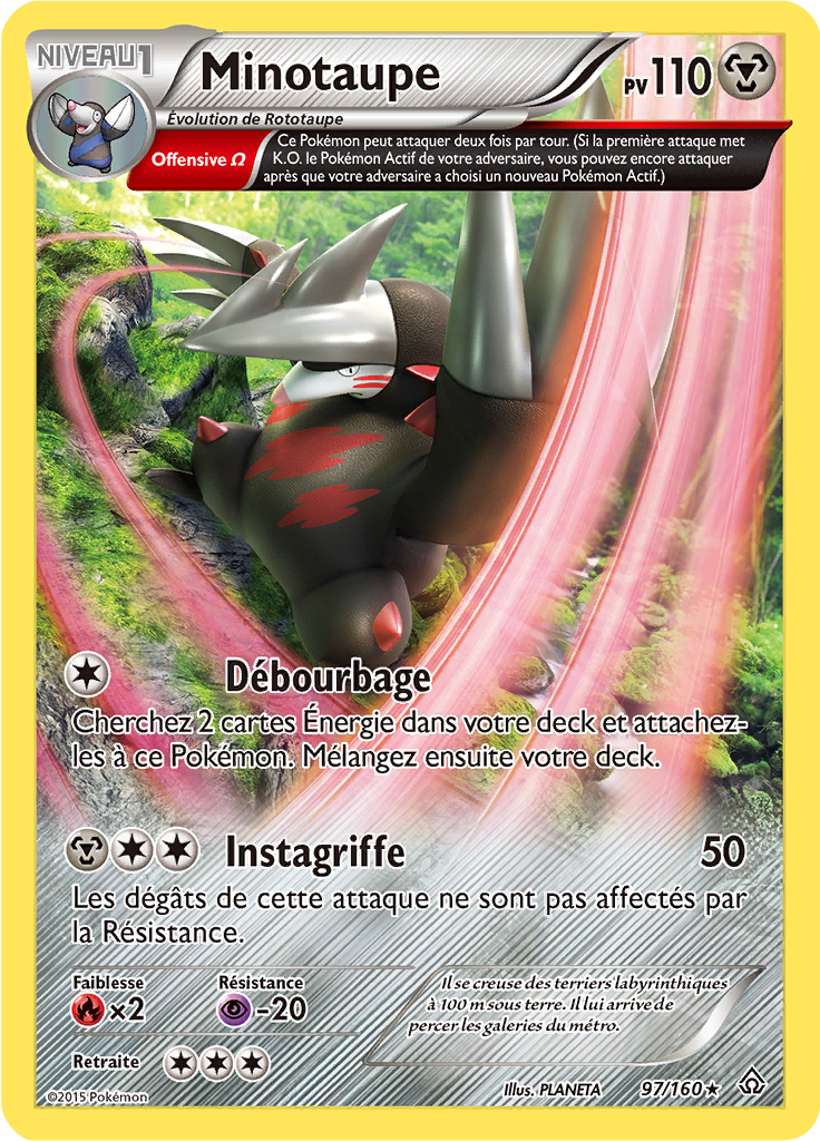 Minotaupe - XY Primo-Choc - 097 - Holographique rare