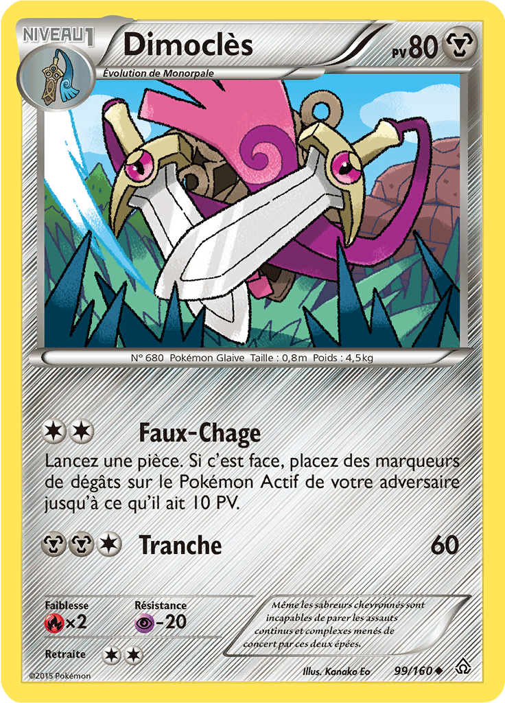 Dimoclès - XY Primo-Choc - 099 - Peu commune