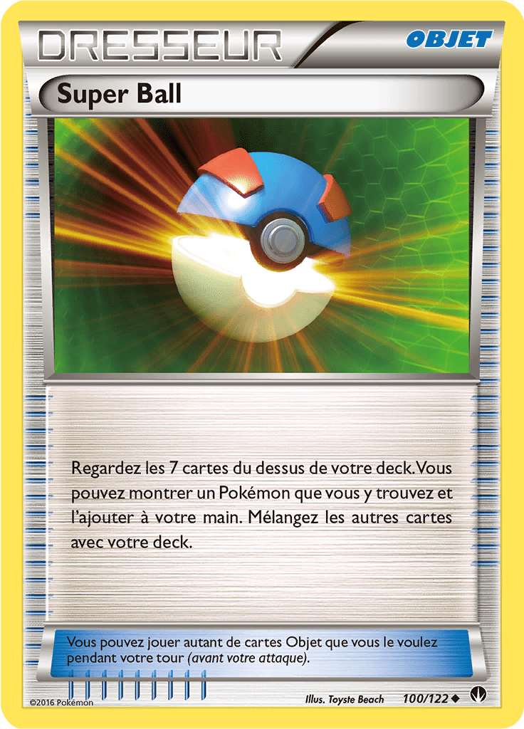 Super Ball - XY Rupture TURBO - 100 - Peu commune