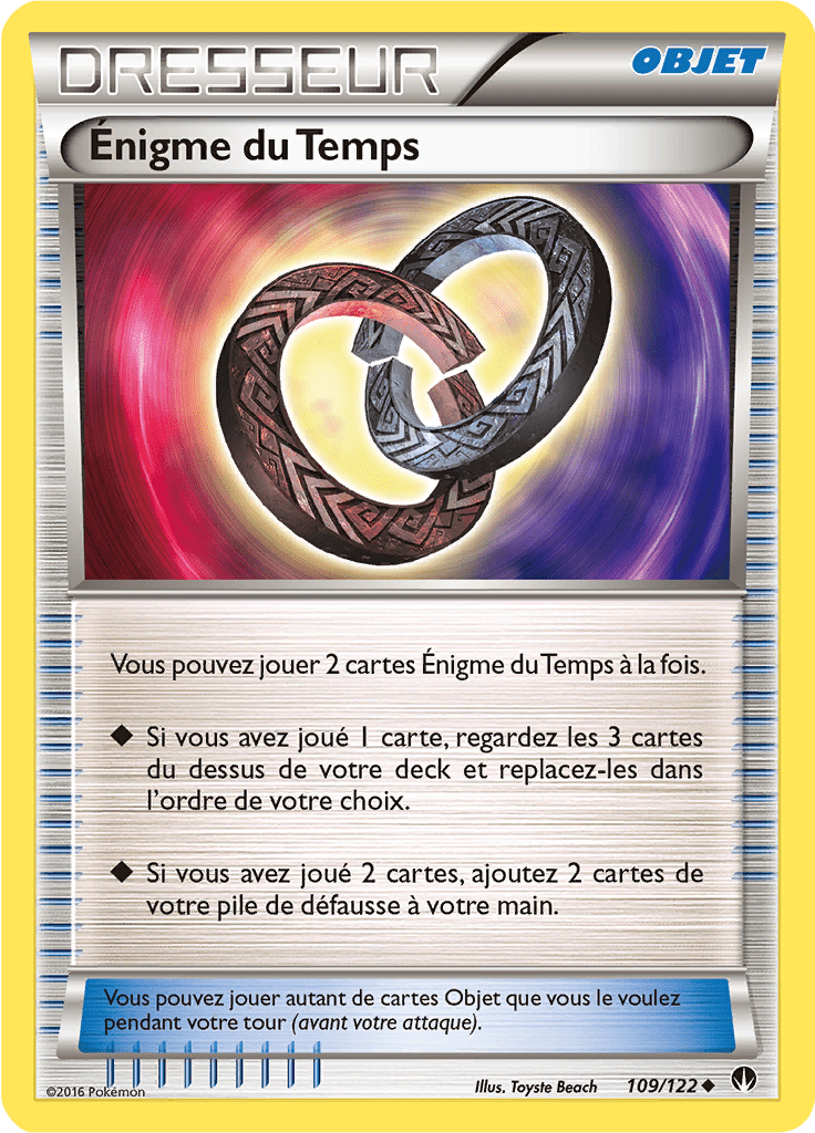 Énigme du Temps - XY Rupture TURBO - 109 - Peu commune
