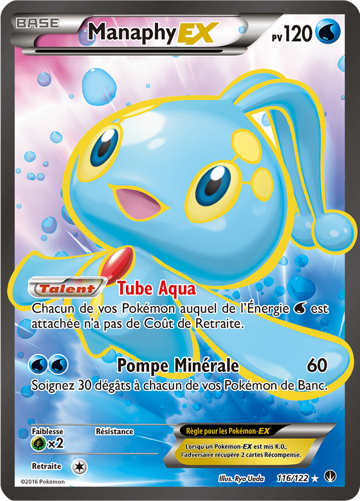 Manaphy - XY Rupture TURBO - 116 - Holographique rare EX