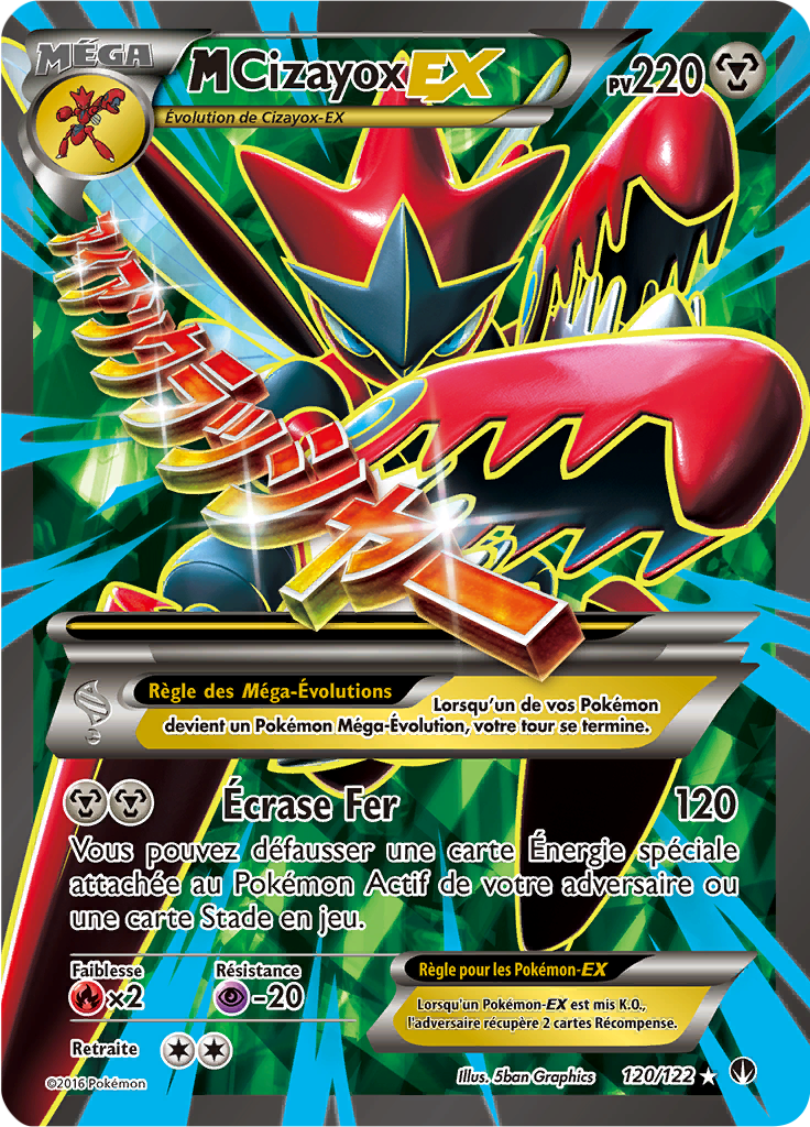 Méga Cizayox - XY Rupture TURBO - 120 - Holographique rare EX