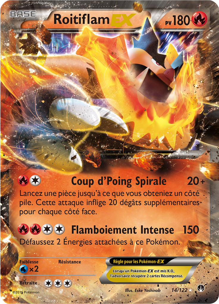 Roitiflam - XY Rupture TURBO - 014 - Holographique rare EX