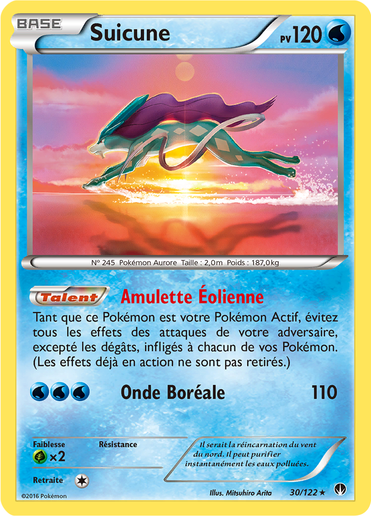 Suicune - XY Rupture TURBO - 030 - Holographique rare