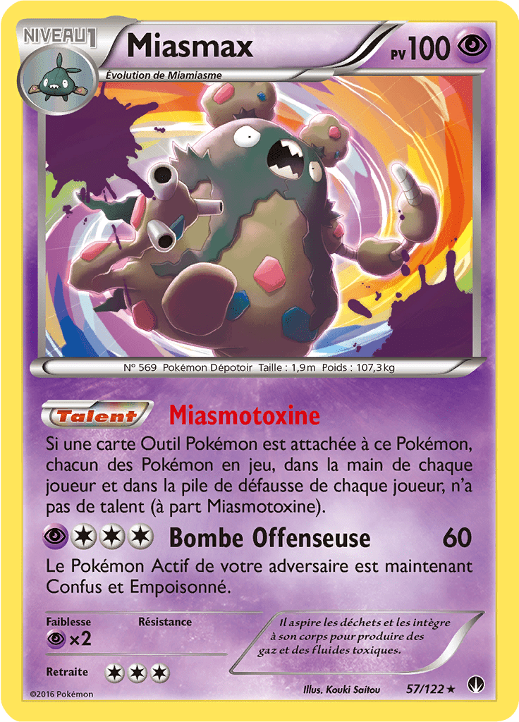 Miasmax - XY Rupture TURBO - 057 - Holographique rare