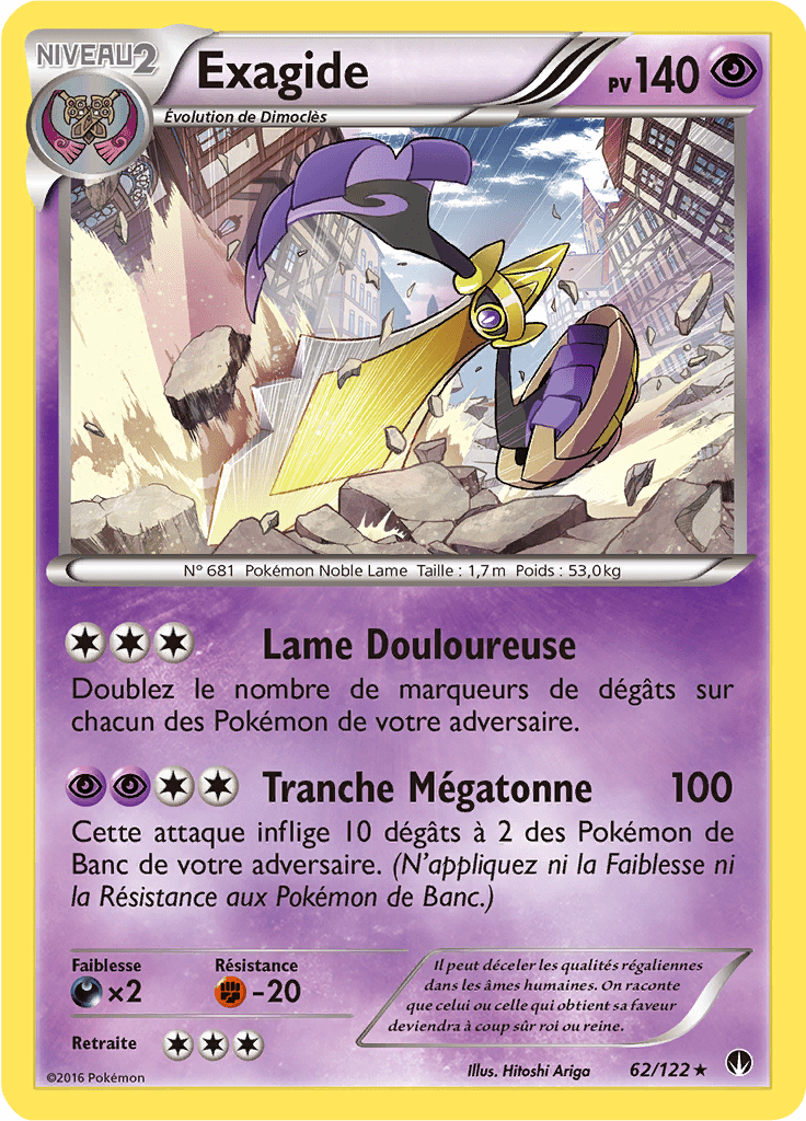 Exagide - XY Rupture TURBO - 062 - Holographique rare