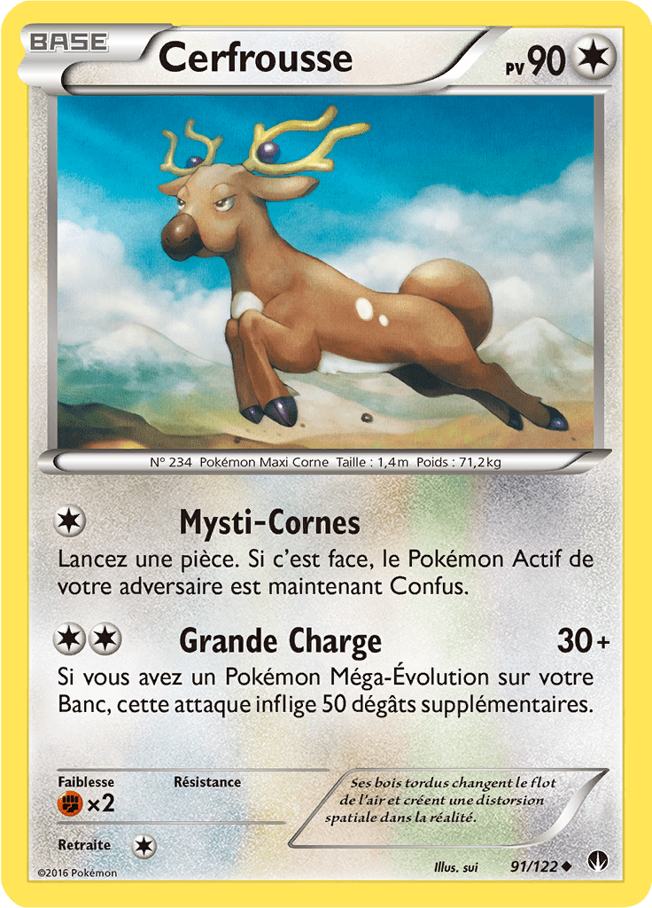 Cerfrousse - XY Rupture TURBO - 091 - Peu commune
