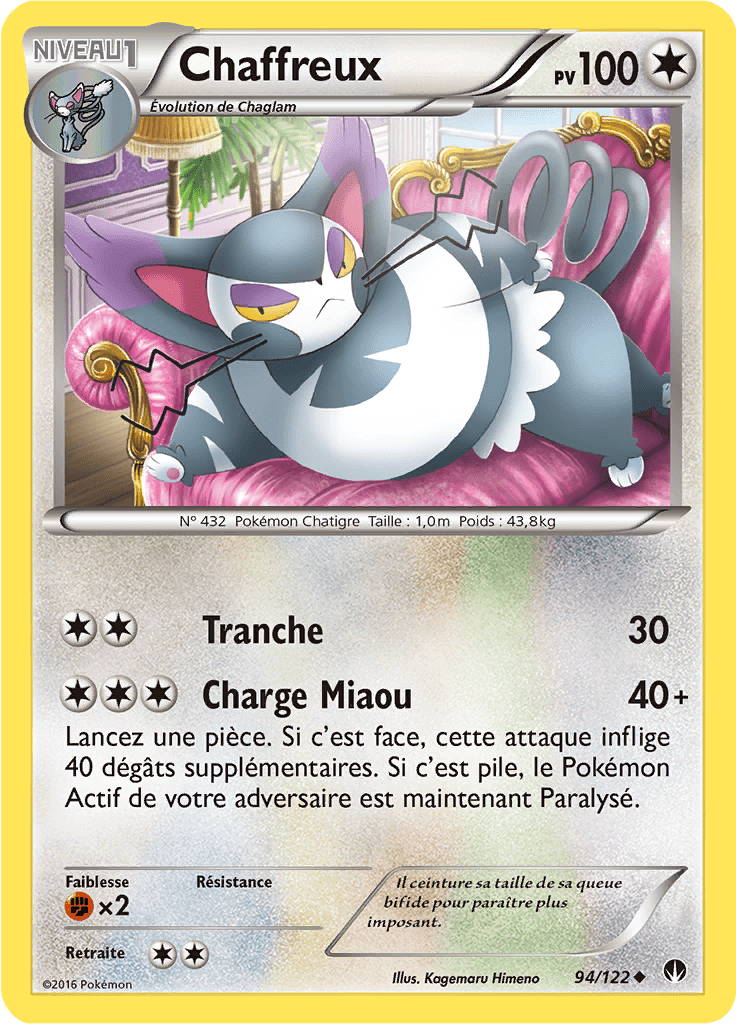 Chaffreux - XY Rupture TURBO - 094 - Peu commune