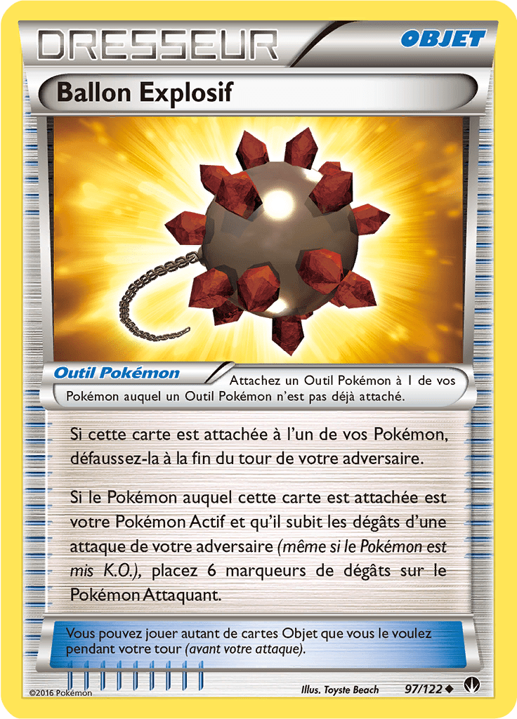 Ballon Explosif - XY Rupture TURBO - 097 - Peu commune