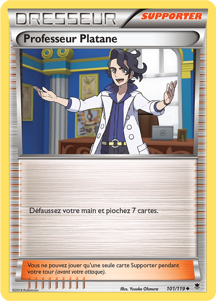 Professeur Platane - XY Vigueur Spectrale - 101 - Peu commune