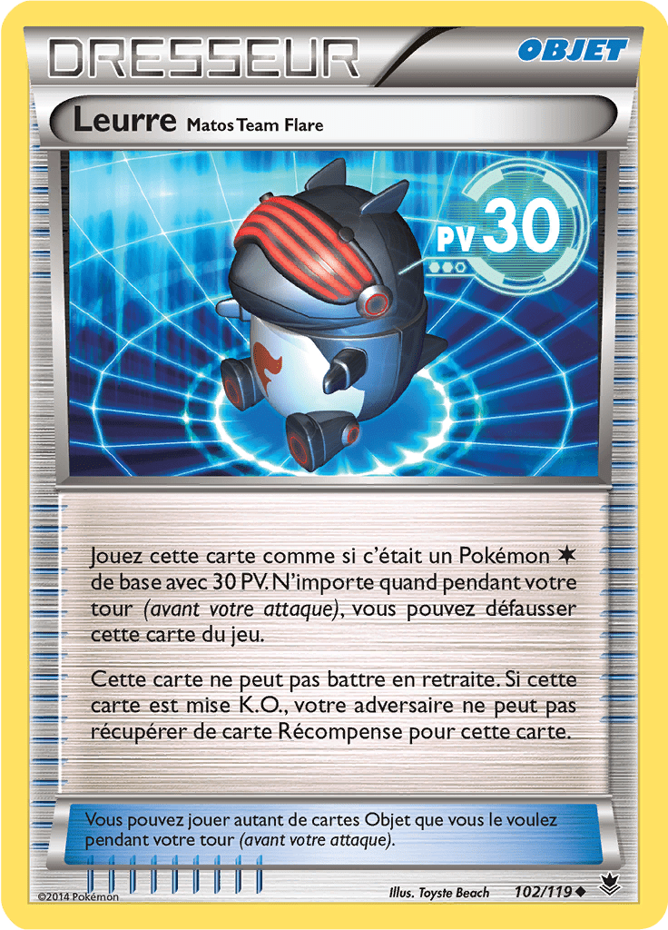 Leurre Matos Team Flare - XY Vigueur Spectrale - 102 - Peu commune