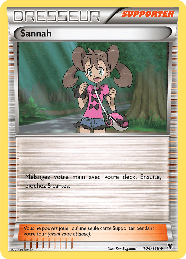 Sannah - XY Vigueur Spectrale - 104 - Peu commune
