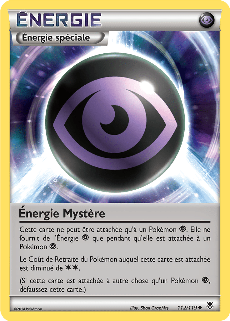 Énergie Mystère - XY Vigueur Spectrale - 112 - Peu commune