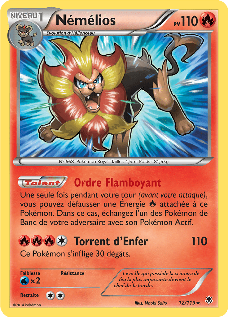 Némélios - XY Vigueur Spectrale - 012 - Rare