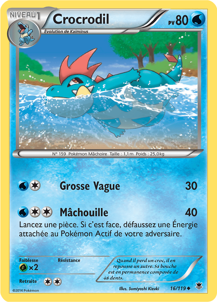 Crocrodil - XY Vigueur Spectrale - 016 - Peu commune