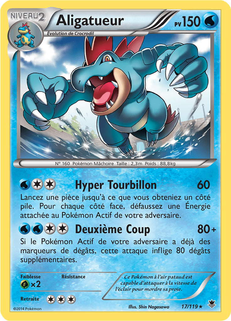 Aligatueur - XY Vigueur Spectrale - 017 - Holographique rare