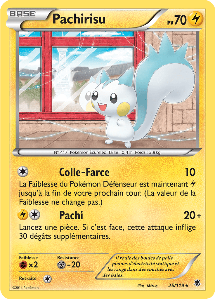 Pachirisu - XY Vigueur Spectrale - 025 - Rare