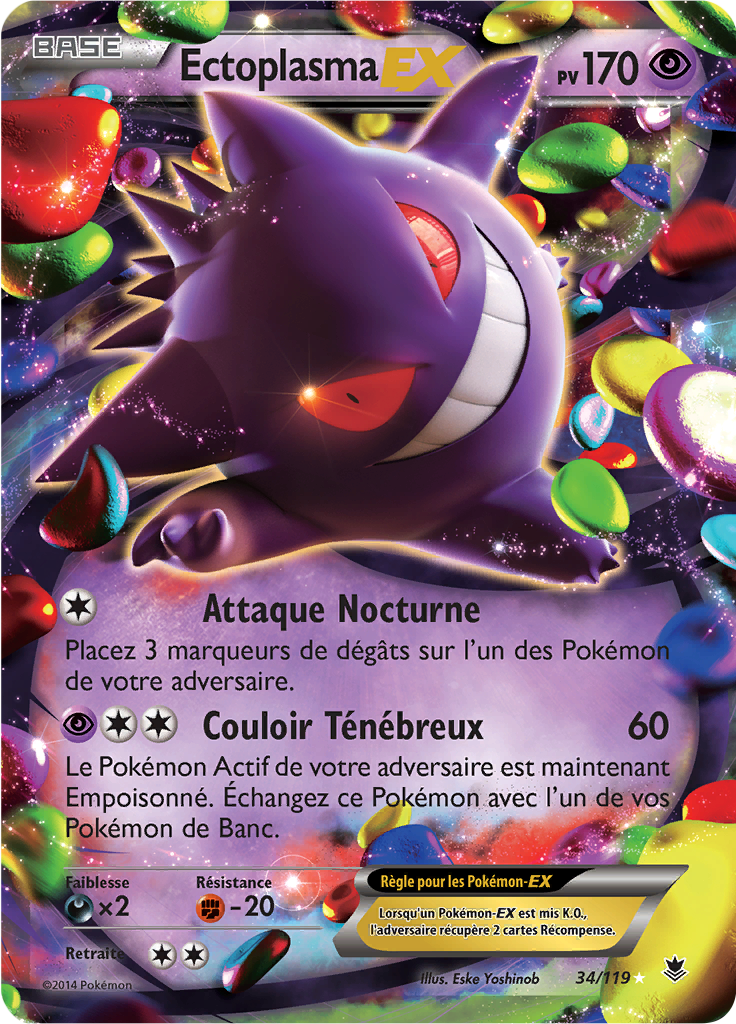 Ectoplasma - XY Vigueur Spectrale - 034 - Holographique rare EX