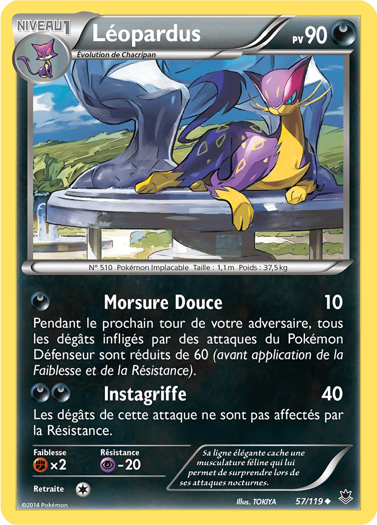 Léopardus - XY Vigueur Spectrale - 057 - Peu commune