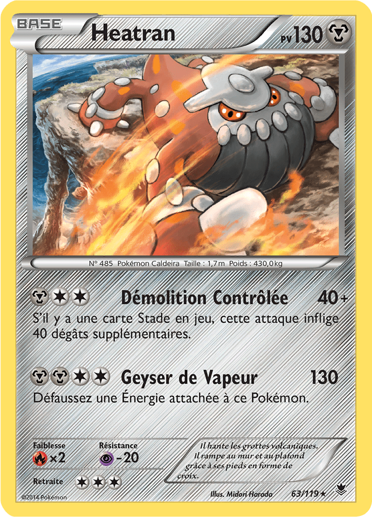 Heatran - XY Vigueur Spectrale - 063 - Holographique rare