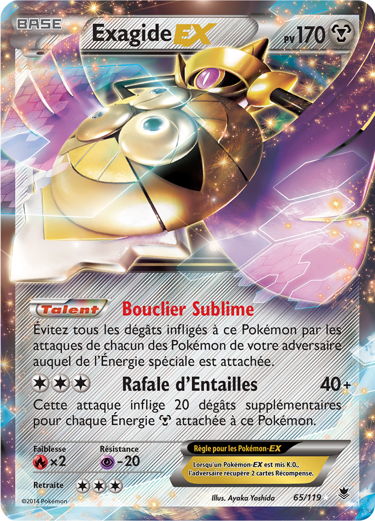 Exagide - XY Vigueur Spectrale - 065 - Holographique rare EX