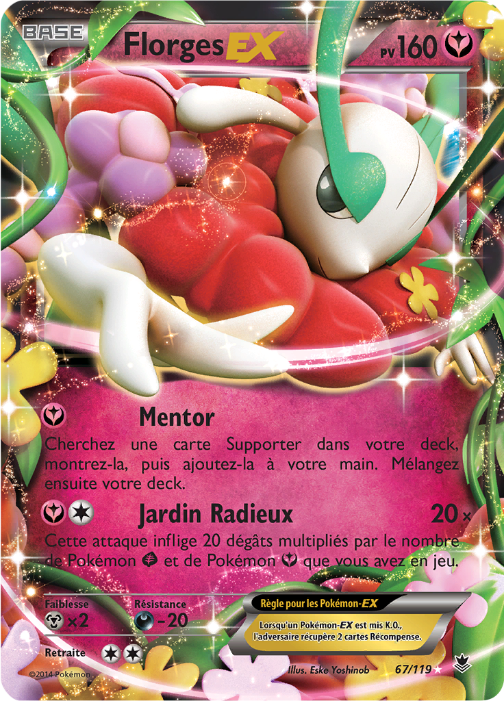 Florges - XY Vigueur Spectrale - 067 - Holographique rare EX