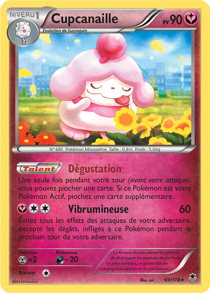 Cupcanaille - XY Vigueur Spectrale - 069 - Holographique rare