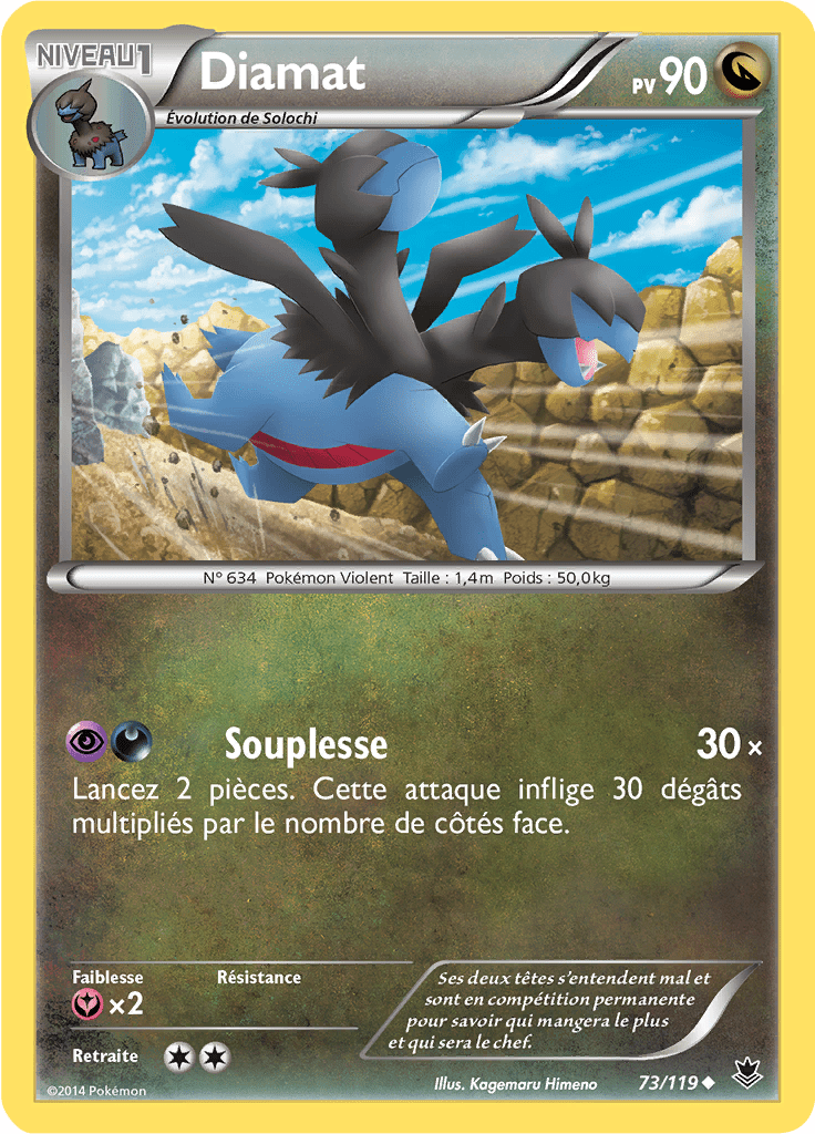 Diamat - XY Vigueur Spectrale - 073 - Peu commune