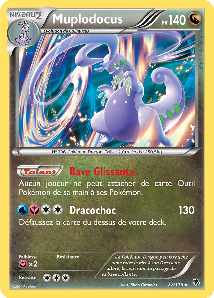 Muplodocus - XY Vigueur Spectrale - 077 - Holographique rare
