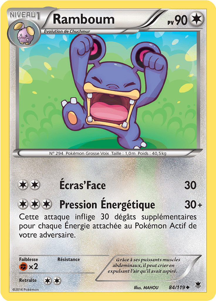 Ramboum - XY Vigueur Spectrale - 084 - Peu commune