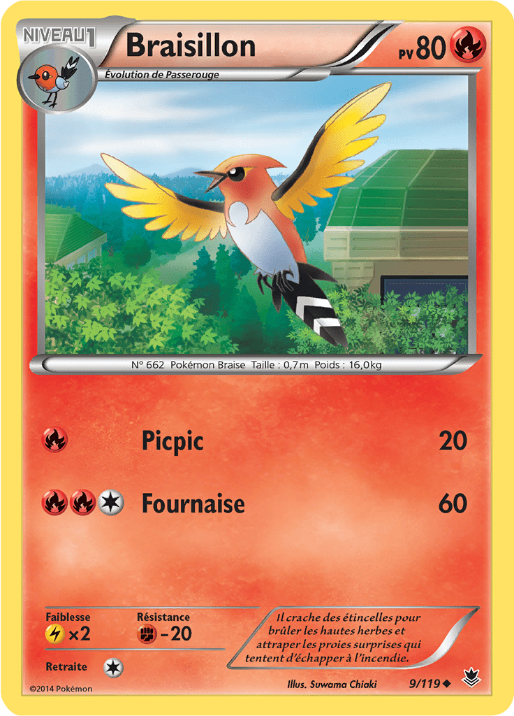 Braisillon - XY Vigueur Spectrale - 009 - Peu commune
