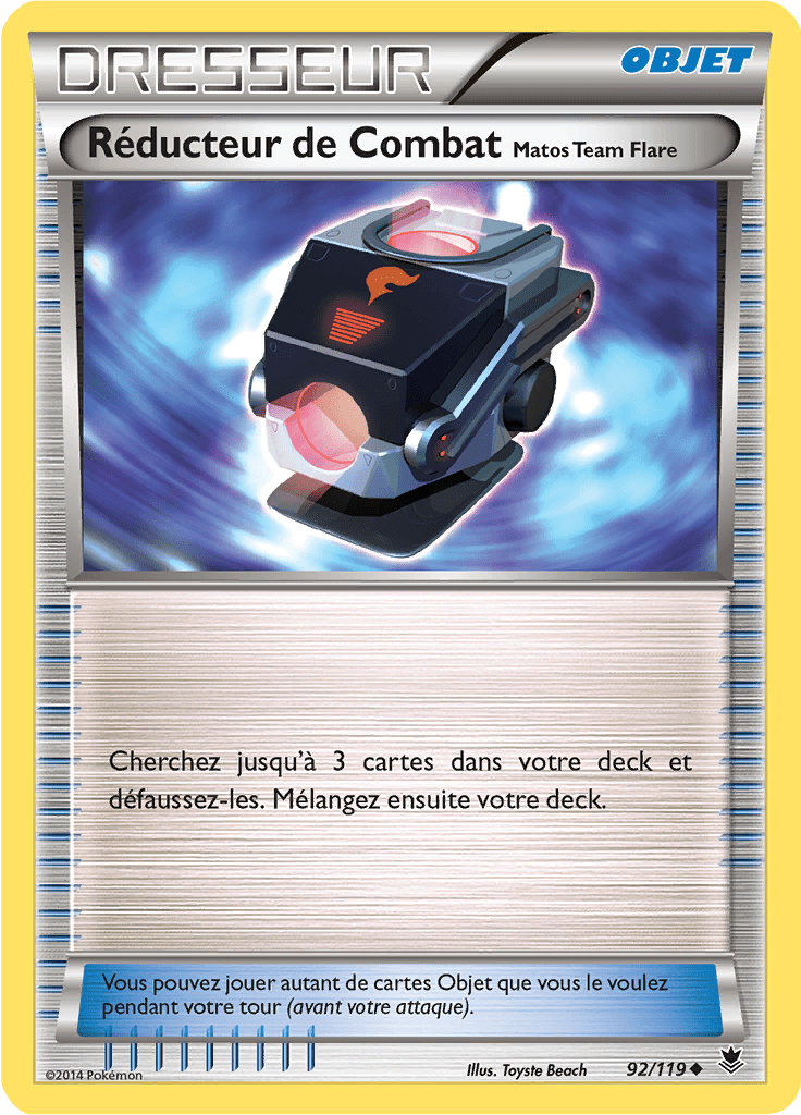 Réducteur de Combat Matos Team Flare - XY Vigueur Spectrale - 092 - Peu commune