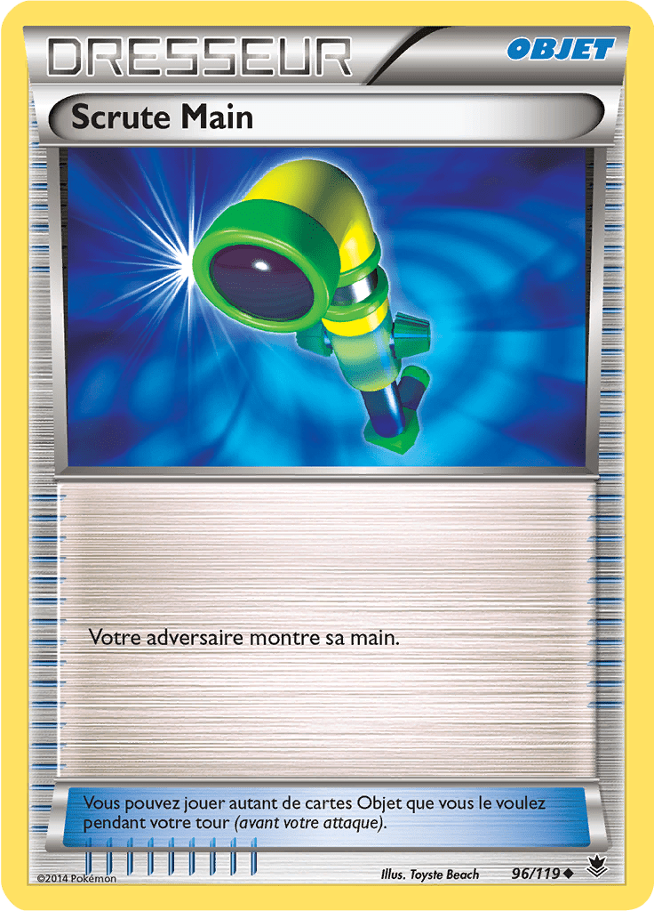 Scrute Main - XY Vigueur Spectrale - 096 - Peu commune