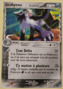 Carte Pokémon Grahyena δ 24/113 - EX Espèces Delta