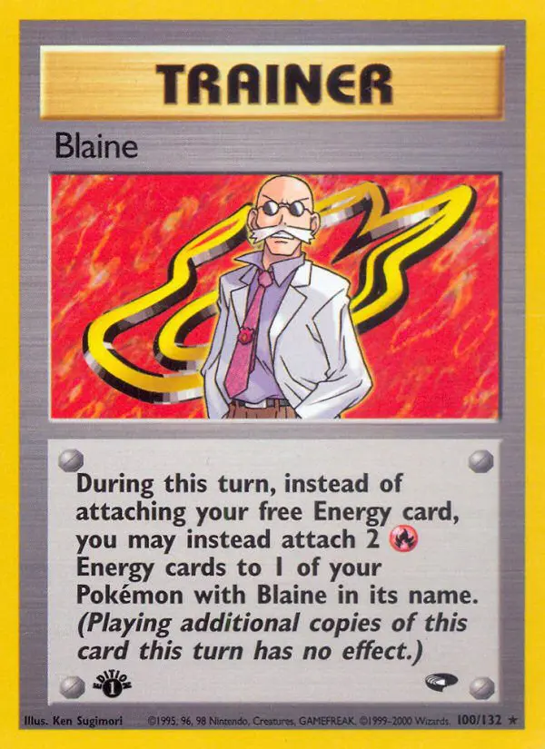 Blaine - Gym Challenge - 100 - Rare