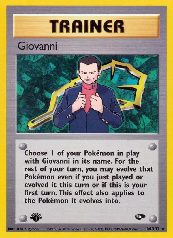 Giovanni - Gym Challenge - 104 - Rare