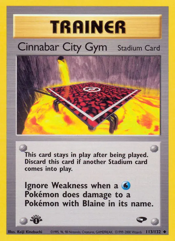 Cinnabar City Gym - Gym Challenge - 113 - Peu commune