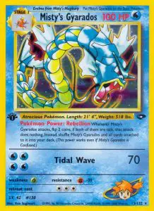 Misty's Gyarados - Gym Challenge - 013 - Holographique rare