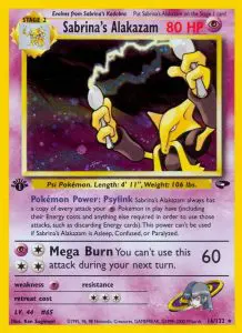 Sabrina's Alakazam - Gym Challenge - 016 - Holographique rare