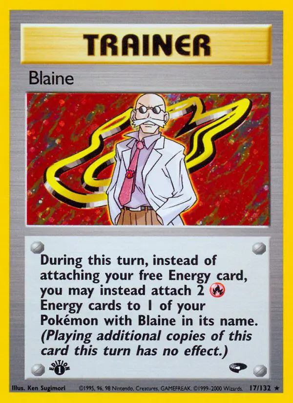 Blaine - Gym Challenge - 017 - Holographique rare