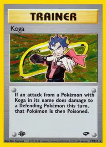 Koga - Gym Challenge - 019 - Holographique rare