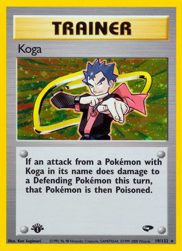 Koga - Gym Challenge - 019 - Holographique rare